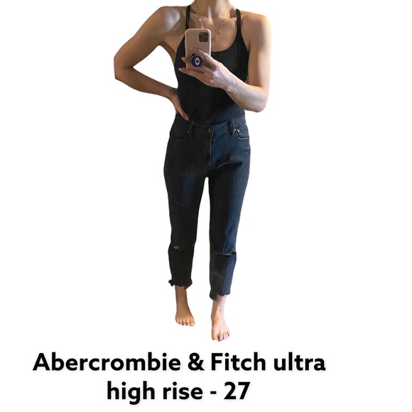 Abercrombie & Fitch Denim - Abercrombie & Fitch ankle straight ultra high rise - 27